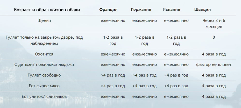 профилактика гельминтозов
